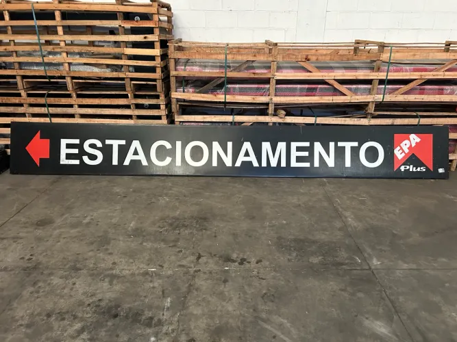 Placa de estacionamento 5,00x060