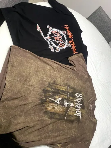 Kit 2 Camisetas de Banda Rock/Metal ? Slayer + Slipknot GG/XG/XL