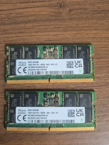 Memória 16gb Ddr5 5600mhz, noteboo, testar na hora da retirada