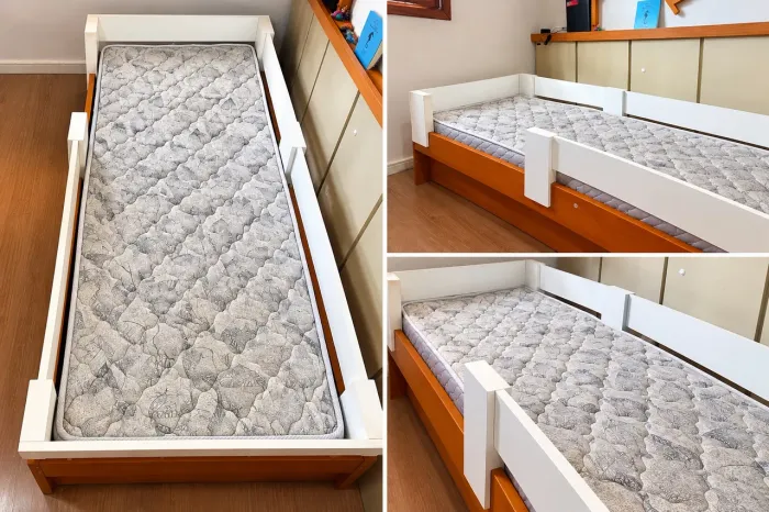 Cama infantil, com cama auxiliar