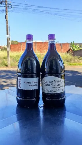 Vinho Colonial Tinto 2L - Seco ou Suave | R$ 20