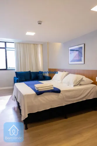 Apartamento com vista frontal para a Baía de Todos os Santos