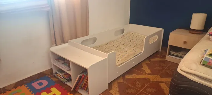 Cama Montessoriana com Nicho e Colchão