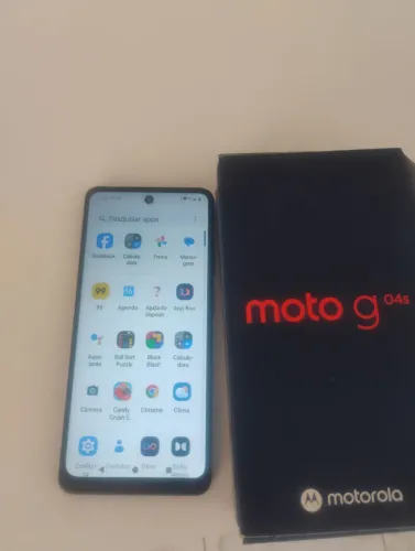 Celular moto 04s conservado