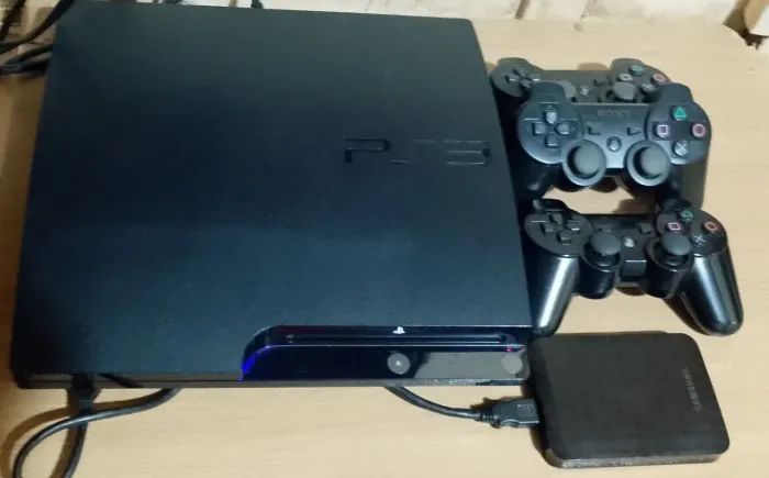 Ps3 desbloqueado 500gb + hd externo de 500gb lotado de games