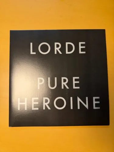 VINIL LORDE - PURE HEROIN PRETO 
