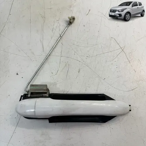Maçaneta Externa Traseira Direita Fiat Mobi 2018 2021 Branco Traseira