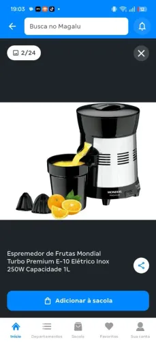 Espremedor de laranja 120