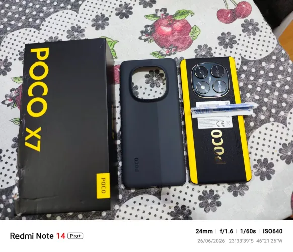 Poco x7 5G 8/256gb zero global caixa feia no Itaim Paulista ou Ferraz em SP leia anuncio