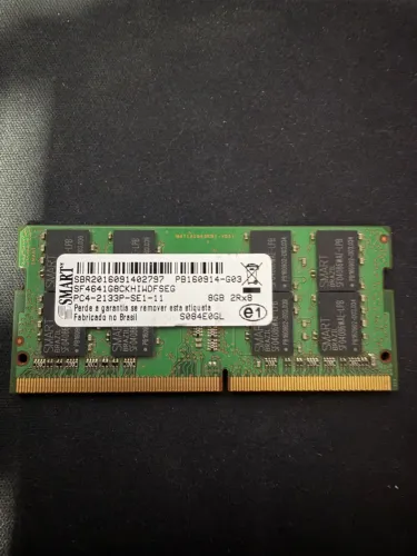 Memória 8g para notebook SMart - 2133mhz