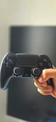 Controle Sony Dualsense Playstation 5, Sem Fio, Preto - Ps5