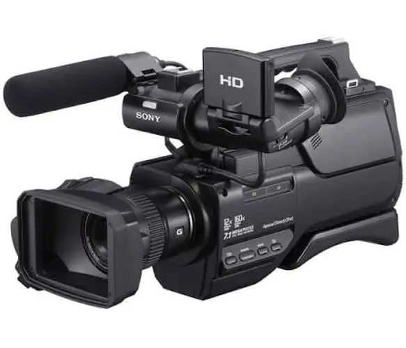 Câmera filmadora sony