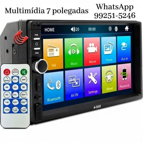 Multimídia 7 polegadas