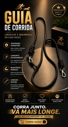 Guia de corrida cão