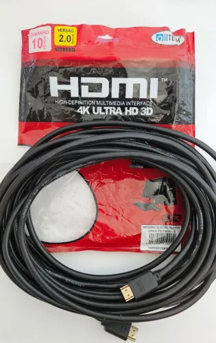 Cabo hdmi 2.0 4k 10 metros