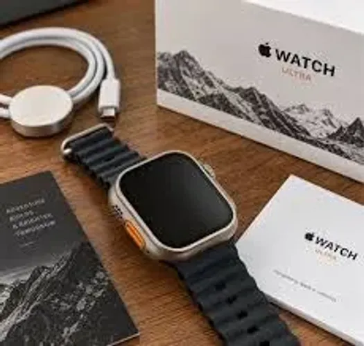 Apple Watch Ultra (GPS + Cellular) 49mm Titânio - Impecável