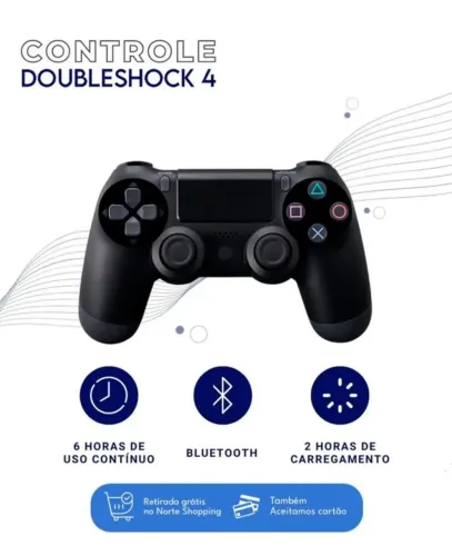 RETIRE HOJE! Controle PS4 DoubleShock | Pronta Entrega | Com Garantia