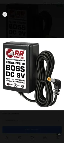 fonte 9v para pedais