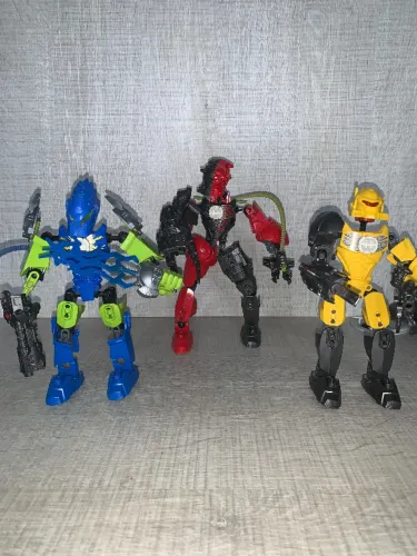 3x LEGO Hero Factory (Evo 6200, Surge 6217, Splitface 6218)