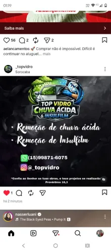 Remoção de chuva ácida sufilme 