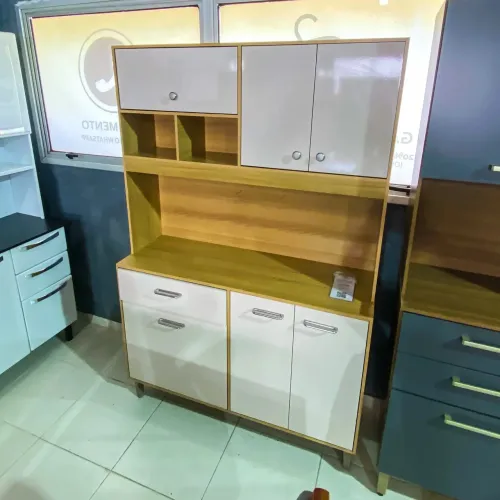 Armário de cozinha erva doce 6 portas 1 gaveta nova a pronta entrega 