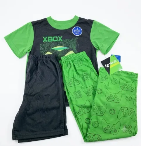 Conjunto 3 pecas de pijama Xbox tamanho 6 anos importado (novo)