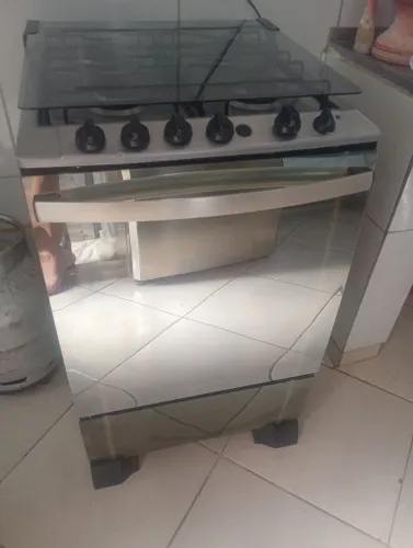 Fogão inox 4 bocas 