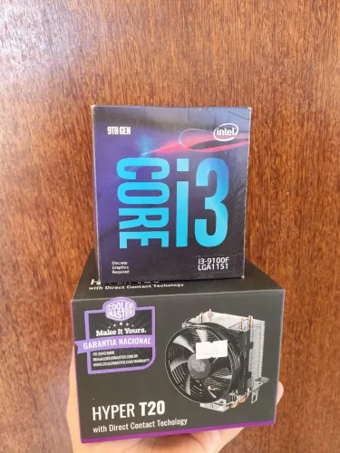 I3 9100f+Cooler Hyper T20 da Cooler Master