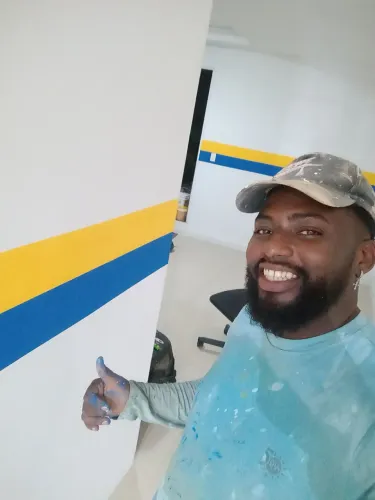 Pintor profissional-trabalho dia e noite