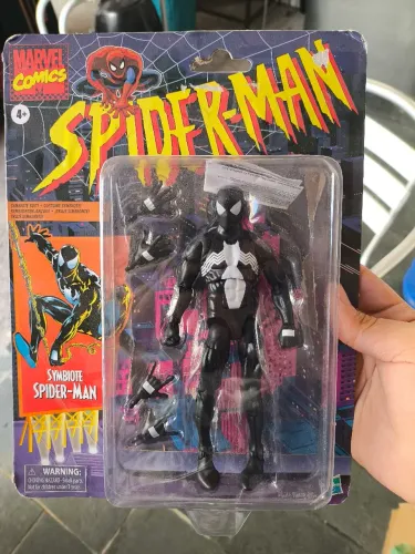 homem aranha traje simbionte Marvel legends ORIGINAL