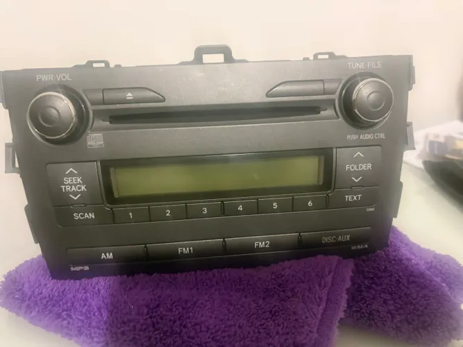 Rádio Multimídia Som Mp3 Original Toyota Corolla 2009 a 2013