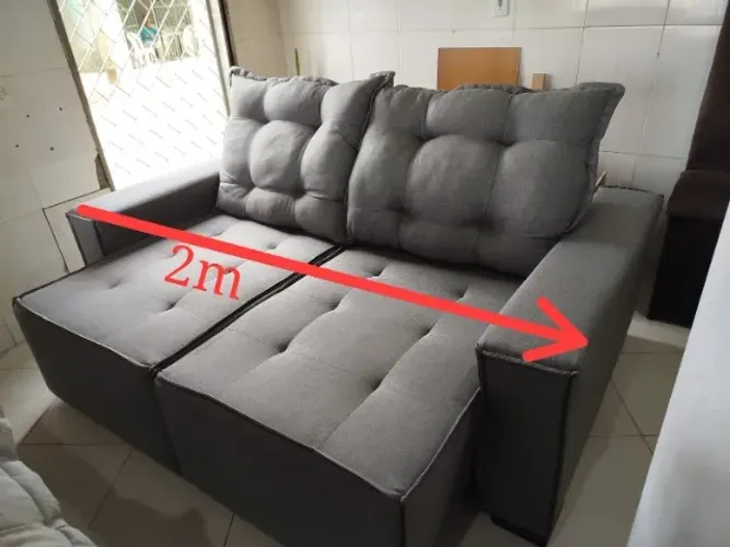 Sofá retrátil e reclinável