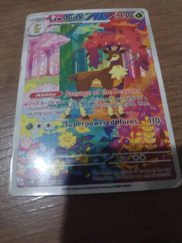 SAWSBUCK CARTA POKÉMON MUITO RARA