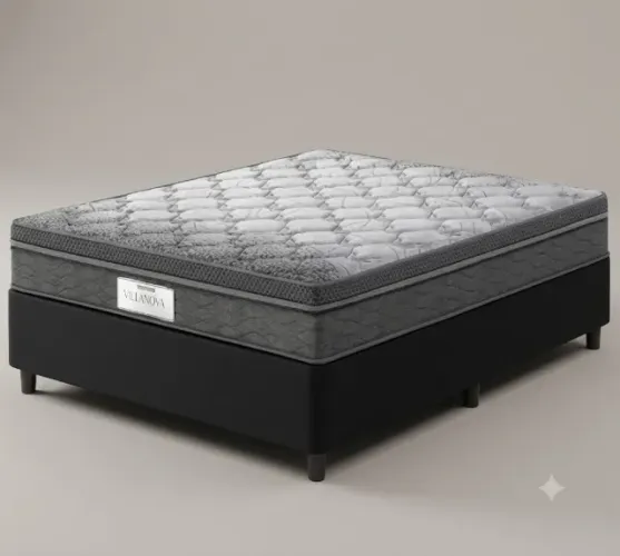 Novo! Conjunto Base e Colchão Espuma D28 De Casal - Frete Grátis