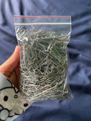 Kit Clips Pequenos Metálicos Prateados