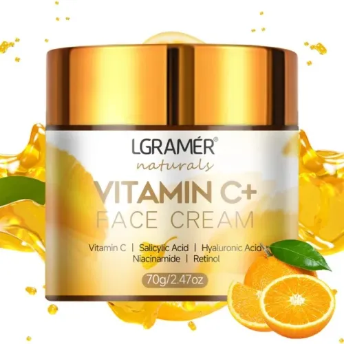 Creme Facial Vitamina C Retinol Niacinamida E Hialurônico Todo Tipo De Pele Dia/noite