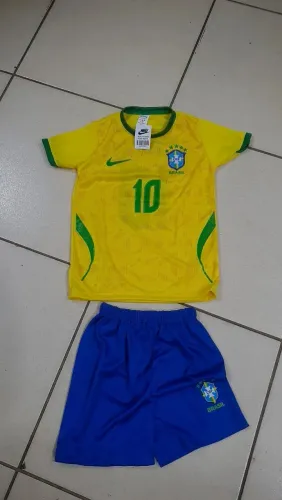 Conjunto do brasil infantil atacado