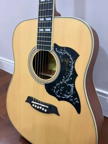 Violão Eletroacústico Michael Galaxy VM925DT Folk Abeto Natural 6 Cordas Metal