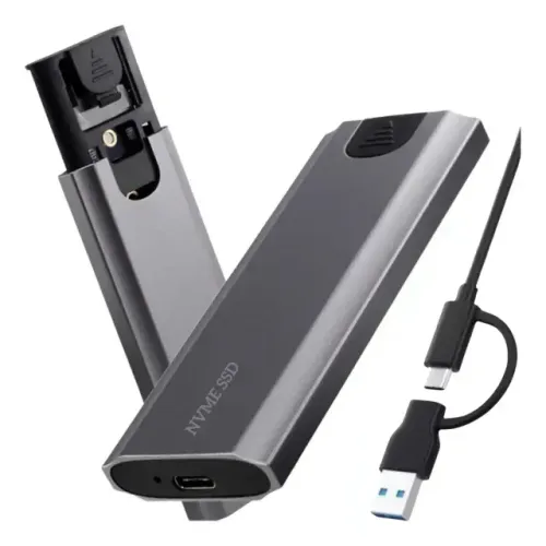 Ssd 500 gb M2 Nvme c/ adaptador usb