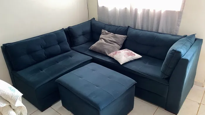 Sofá Azul Petróleo