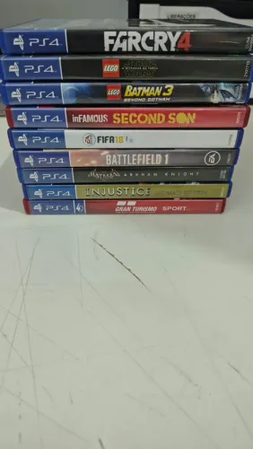 Lote de jogos de ps4