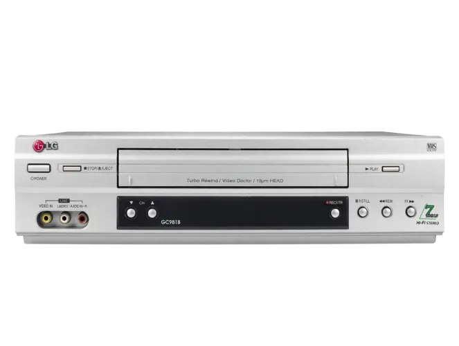Videocassete LG GC981B 7 Cabeças Hi-Fi Stereo Turbo Rewind