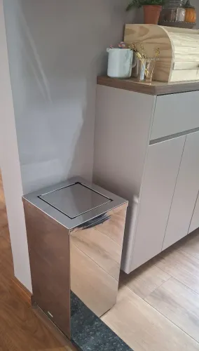 Lixeira grande Inox