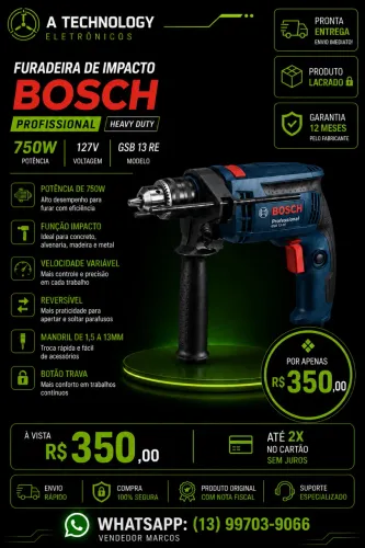 Furadeira Bosch