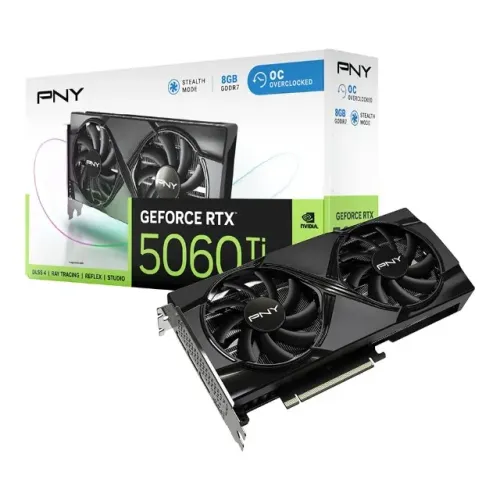 Placa de Vídeo PNY GeForce RTX 5060 Ti 8GB