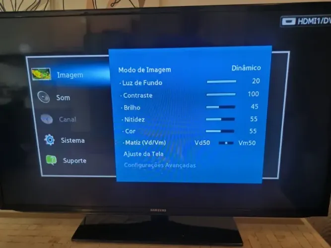 TV Samsung LED 46" Full HD UN46EH5000G Excelente imagem e Estado de Conservação