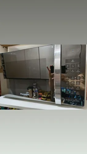 Micro-ondas Panasonic Style 32L Espelhado 127V (Funcionando bem)
