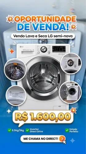 Maquina lava e seca LG
