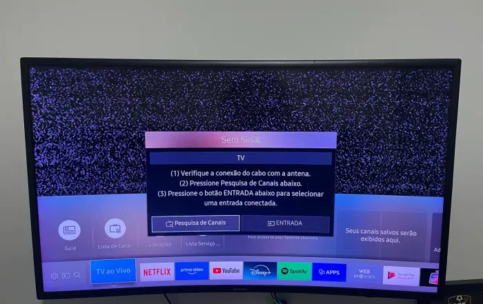 Smart TV Samsung 40" Curva Full HD