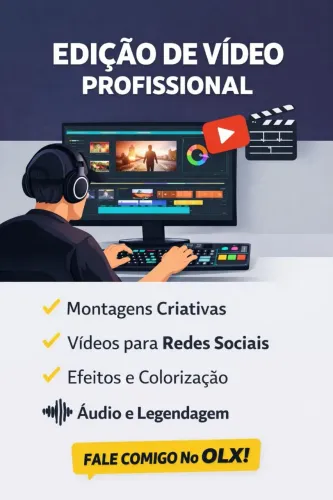 Edição de Vídeo Profissional - Deixe Seu Conteúdo Impactante